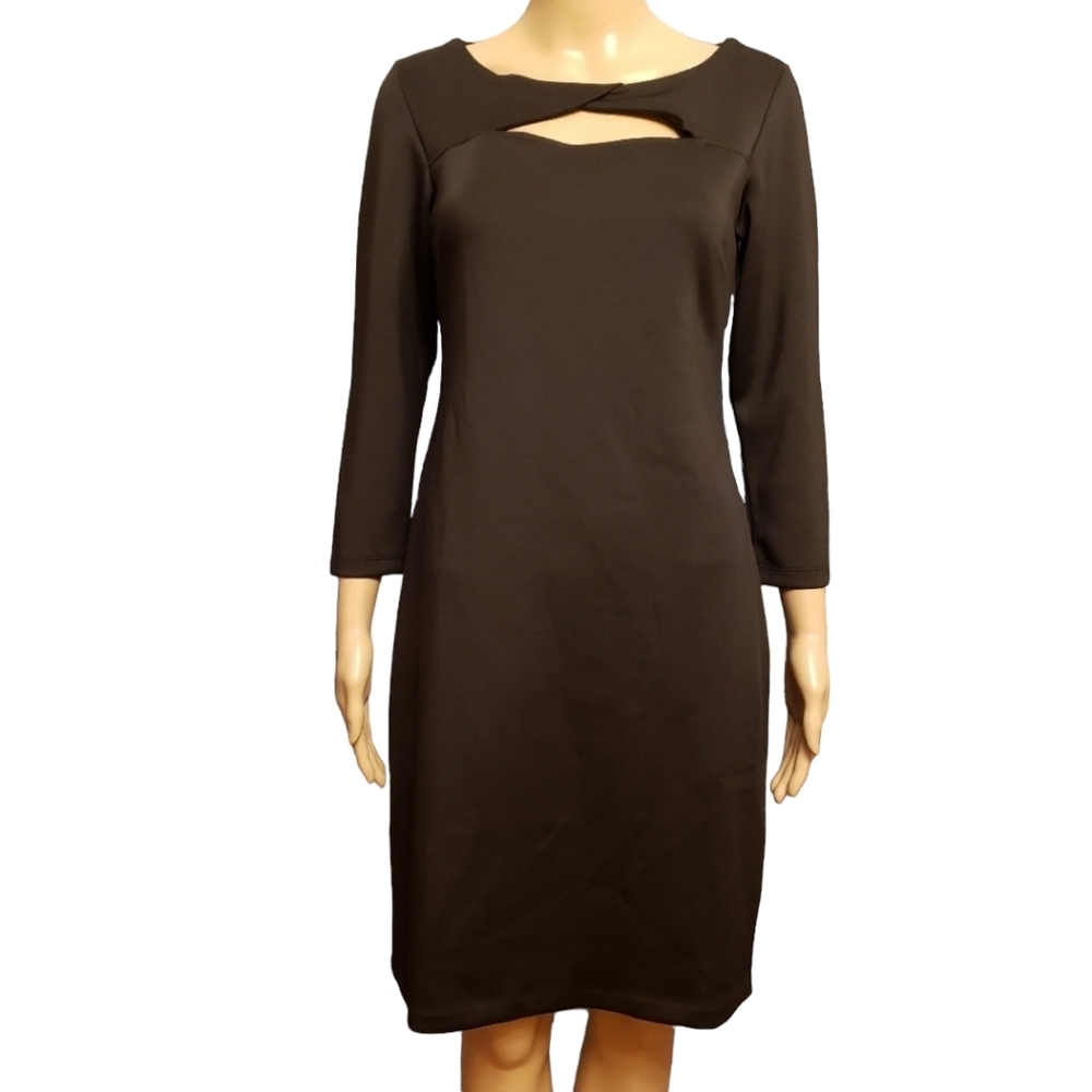 Black Classic Scuba Dress